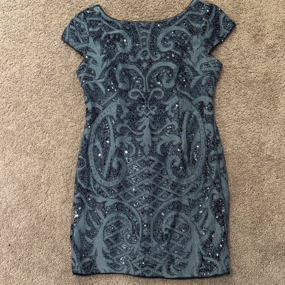 Adrianna Papell Sequin Mini Dress